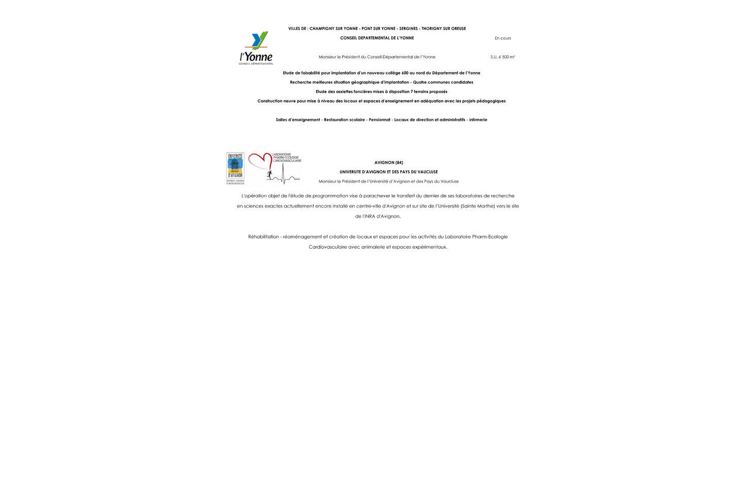 Enseignement